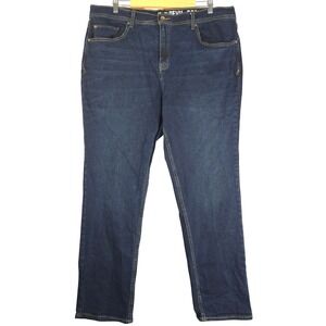 Devil-Dog Dungarees Mens Athletic Fit Jeans Blue Stretch 40x32 (Fits 40x31)